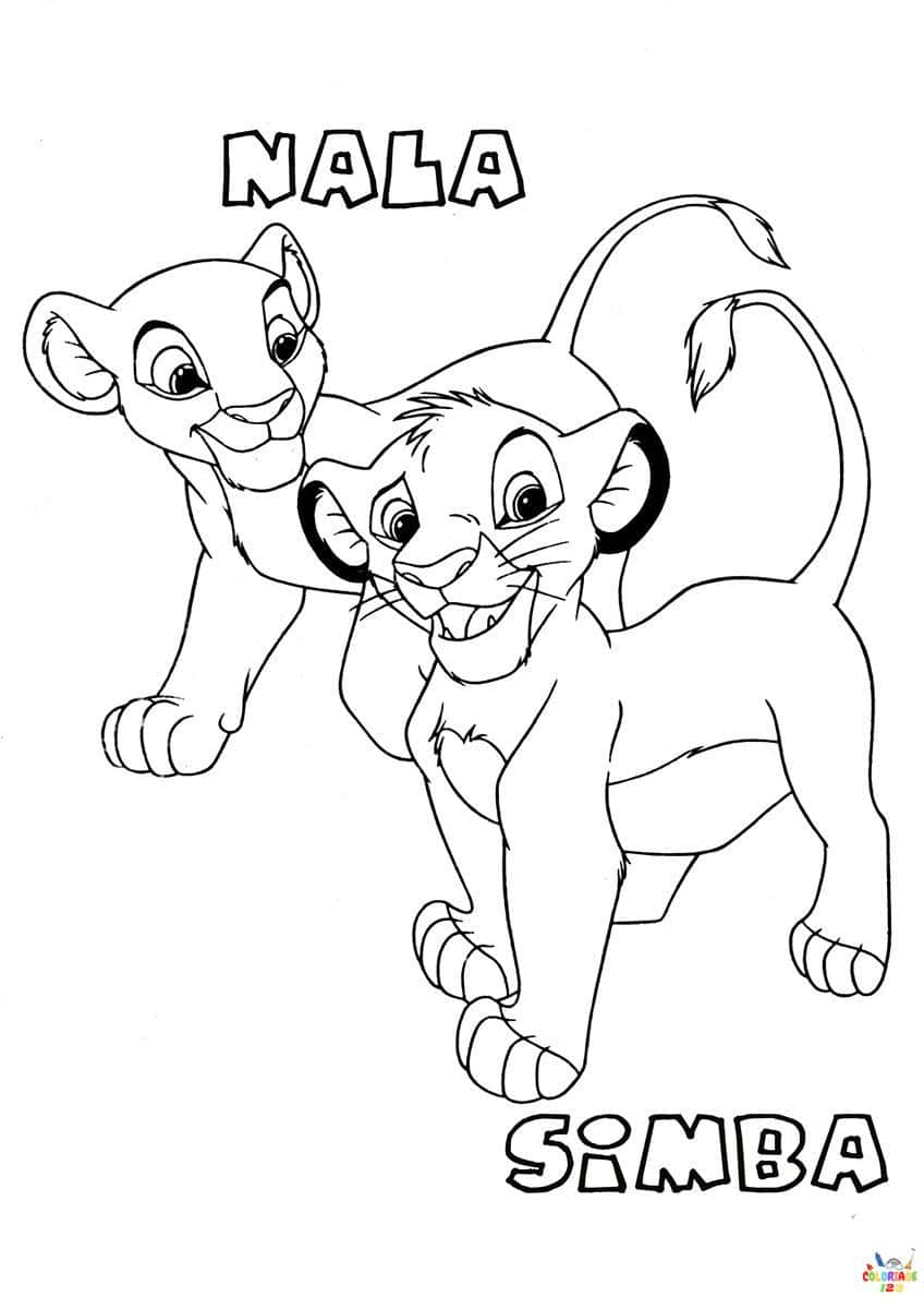 coloriage Roi Lion (1)